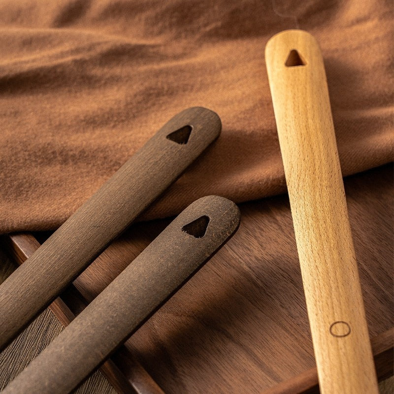 Vivolux | Holz langer Griff magnetischer Schuhlöffel
