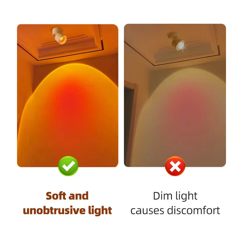 Vivolux | LED Sonnenuntergang Atmospäre Wand Spotlight