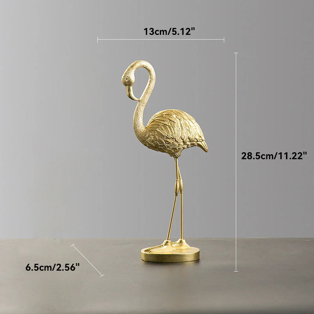 Vivolux | Nordic Flamingo Figurine Figure Statue Sculpture Living Room Office Wedding Party Ornaments Home Decor Decoration Accessories
