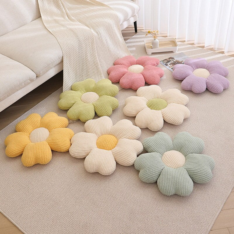 Vivolux | Fluffy Kleeblumen Kissen