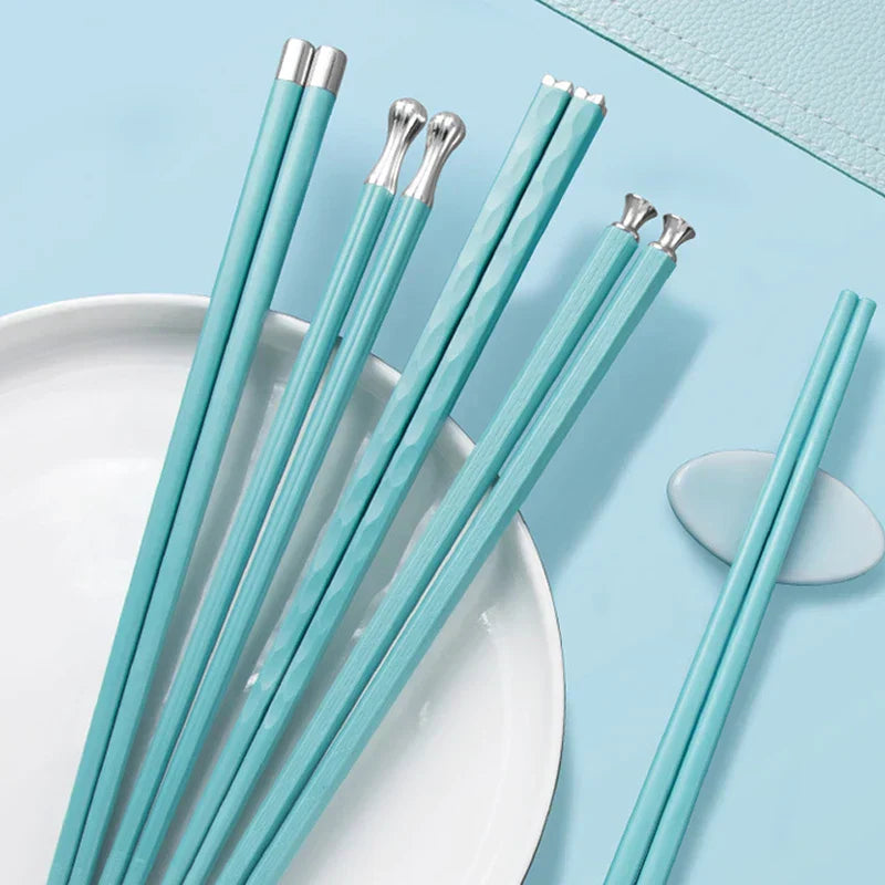 Vivolux | DineLux – Luxuriöses Essstäbchen-Set mit Raffinierten Designs (5 Paar)