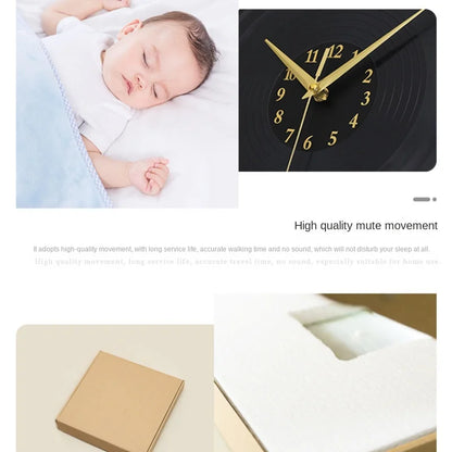 Vivolux | Musical Vinyl Record Wall Clock