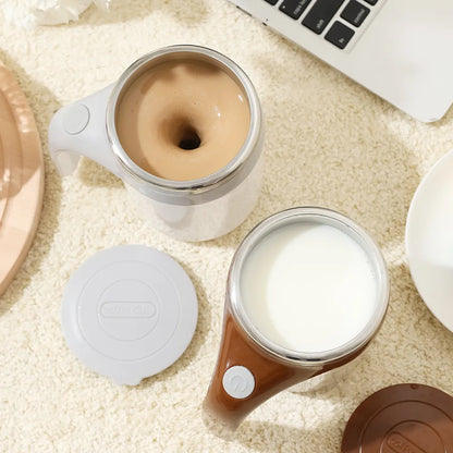 Wiederaufladbare selbstrührende Tasse