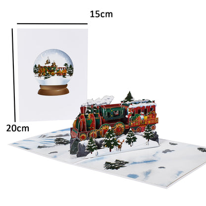 Vivolux | 3D Pop-Up Fröhliche Weihnachtsgeschenkkarten