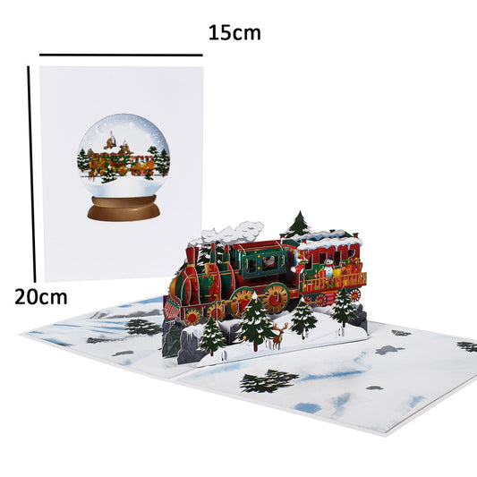 Vivolux | 3D Pop-Up Fröhliche Weihnachtsgeschenkkarten