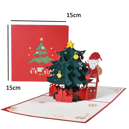 Vivolux | 3D Pop-Up Fröhliche Weihnachtsgeschenkkarten