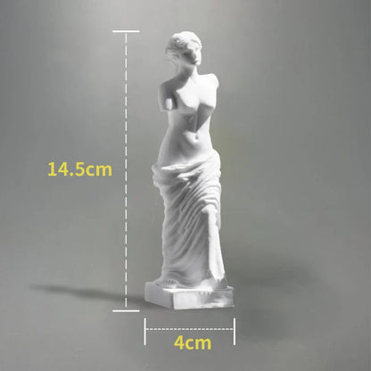 Vivolux | Nordic INS Stil Charakter Gips Statue DIY Gemalt Skizze Fotografie Requisiten Tischdekorationen Wohnkunst Gips Dekoration