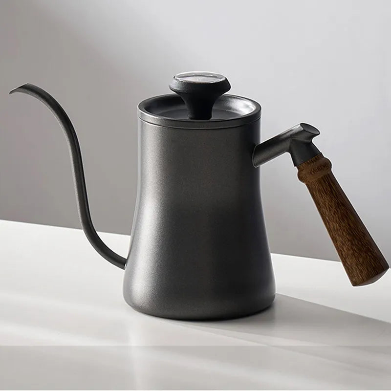 Vivolux | GIANXI Hand Punch Kaffeekanne Mit Deckel Tropf Schwanenhals Auslauf Kaffee Wasserkocher Lange Öffnung Kaffeemaschine Kaffee Zubehör