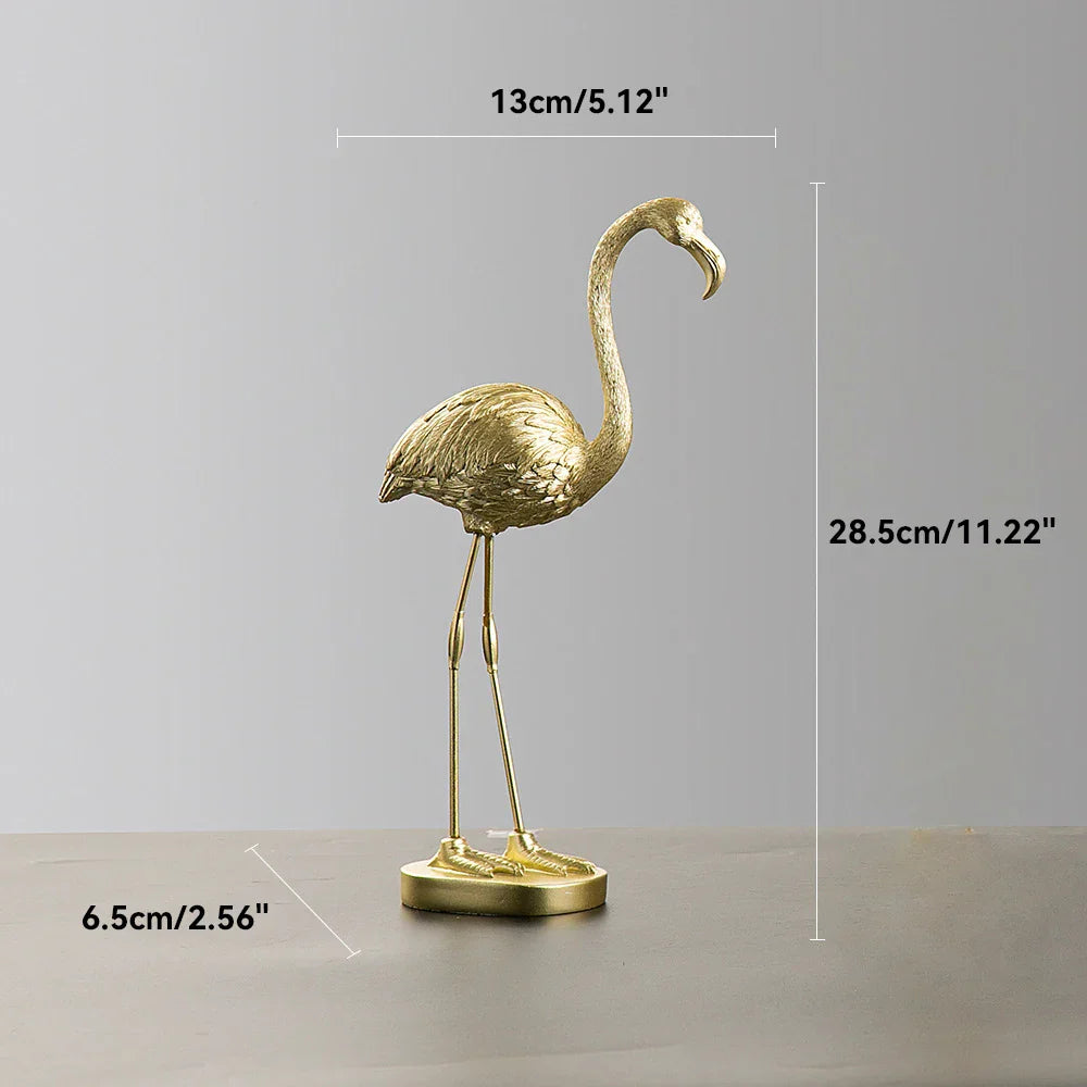 Vivolux | Nordic Flamingo Figurine Figure Statue Sculpture Living Room Office Wedding Party Ornaments Home Decor Decoration Accessories