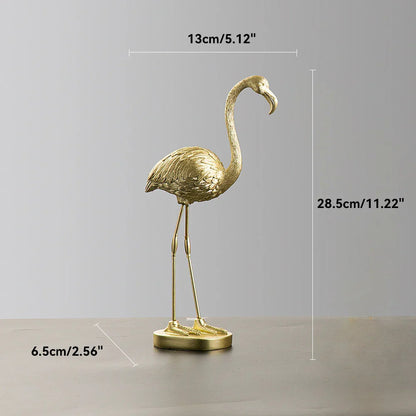Vivolux | Nordic Flamingo Figurine Figure Statue Sculpture Living Room Office Wedding Party Ornaments Home Decor Decoration Accessories