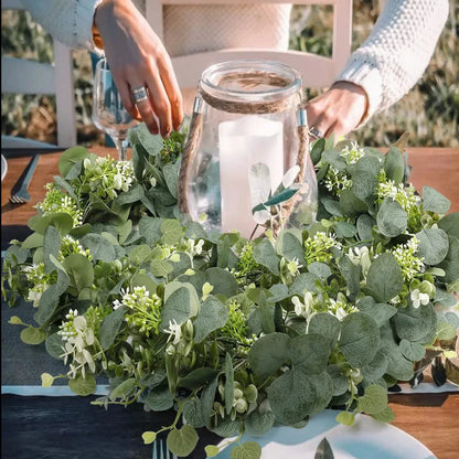 Vivolux | Girlande - EucaGreen - Künstlicher Eukalyptus - 2-teiliges Set