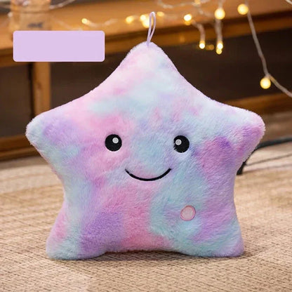 Vivolux | LED Stern Plüschlicht - Weiches Leuchtsternkissenpuppe, Stofftier für Kinder & Wohnkultur, Perfektes Geburtstagsgeschenk