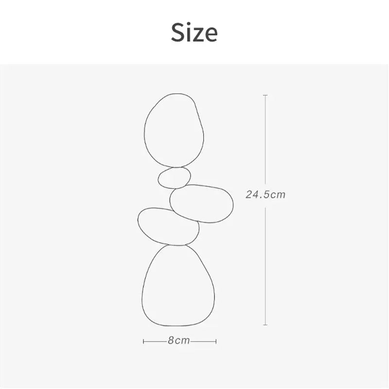Vivolux | Entdecken Sie die Balance der Steine: Harmonische Künstlerische Skulptur