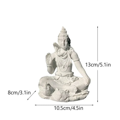 Vivolux | Göttliche Harz Sandstein-Stil Vedic Skulpturen