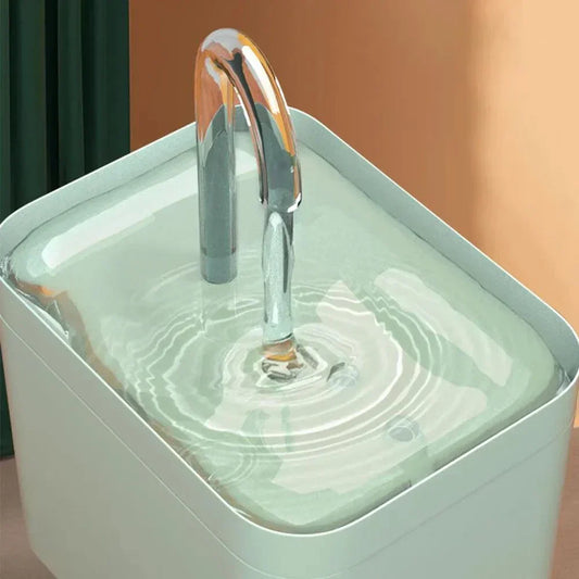 Vivolux | Ultra-leise Haustier-Wasserbrunnen mit intelligenter Filtration - 1,5 l Edelstahl