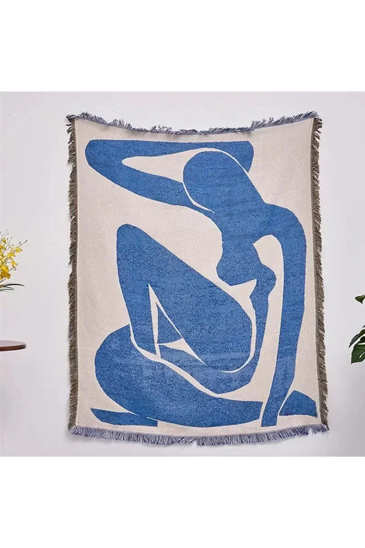 Vivolux | Abstract Blue Muse Decke