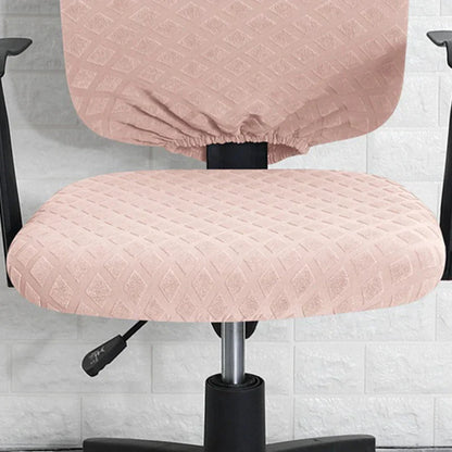 Vivolux | Spandex elastischer Bürostuhlbezug Jacquard Sitzbezüge Ananas Gitter Fleece Schutzhülle elastischer Computer Sitzschutz