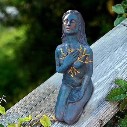 Vivolux | Heilende Göttin Skulptur: Harz abstrakt