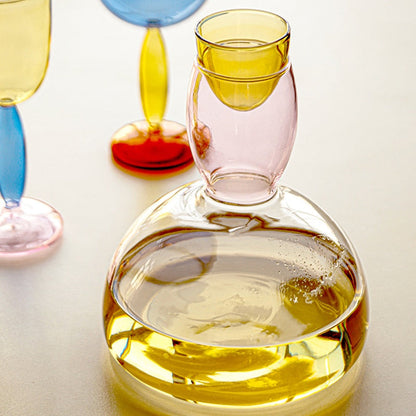 Vivolux | Kelch und Karaffe aus farbigem Glas von Phillips