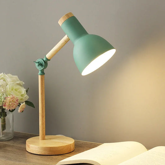 Vivolux |  Gefärbte Holztischlampe