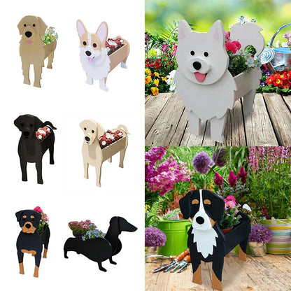Vivolux | Blumentopf - Pawsome - Hundepflanzgefäß - Verschiedene Rassen