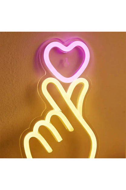 Vivolux | Hand Herz LED Neon