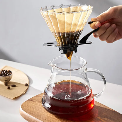 Vivolux | GIANXI Hand Punch Kaffeekanne Mit Deckel Tropf Schwanenhals Auslauf Kaffee Wasserkocher Lange Öffnung Kaffeemaschine Kaffee Zubehör