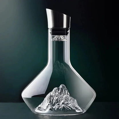 1500ml Iceberg Dekanter Kreativ bleifreies Kristallmaterial Luxus hochwertiges Zuhause Rotwein Weine Verteiler Dekanter Weinkrug