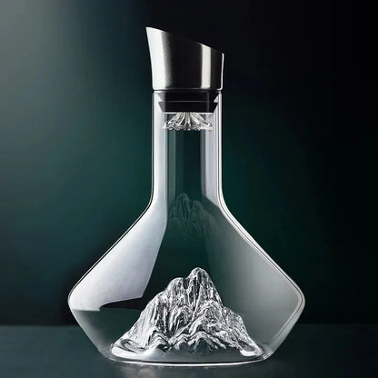 1500ml Iceberg Dekanter Kreatives Bleifreies Kristallmaterial Luxus Hochwertige Wohn-Rotwein Weine Verteiler Dekanter Weinkrug