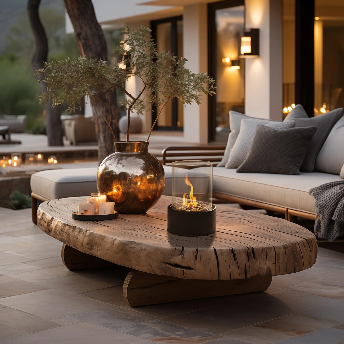 Vivolux | TableFlame | Elegante & Moderne Tischfeuerlaterne