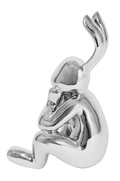 Vivolux | Sitzender Chrome Hase
