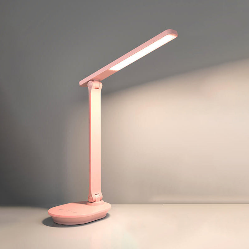 Vivolux | Moderne doppelte faltbare Augenpflege kabellose wiederaufladbare LED Schreibtischlampe