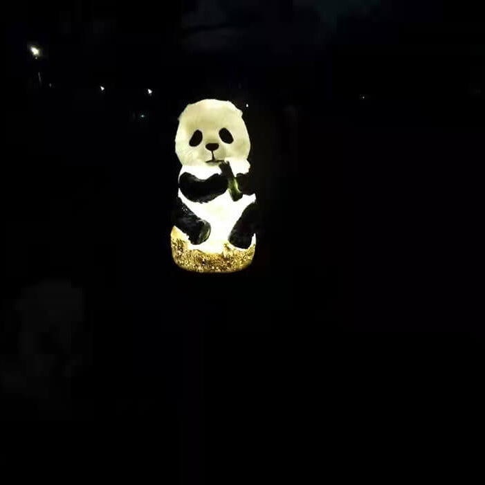 Vivolux | Solarharz Panda Outdoor wasserdichte Patioschmuckbodenstecklicht