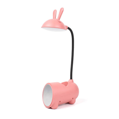 Vivolux | BunnyGlow Kreative LED Touch-Lampe mit Stifthalter | USB-Ladefunktion | Schreibtischlampe | Kinderzimmer Deko