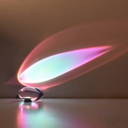 Vivolux | Kreative Kristallprojektion Engel-Augen-LED-Tischlampe