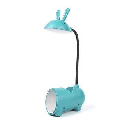 Vivolux | BunnyGlow Kreative LED Touch-Lampe mit Stifthalter | USB-Ladefunktion | Schreibtischlampe | Kinderzimmer Deko
