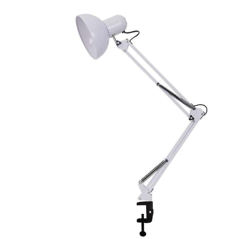 Vivolux | Moderne minimalistische ausziehbare Tischlampe mit langem Arm und Clip aus ABS mit 1 Licht für das Schlafzimmer