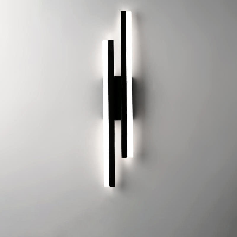 Vivolux | LuxLine Moderne LED Wandlampe | Minimalistisches Design | Eisen & Acryl | Dimmbares Licht