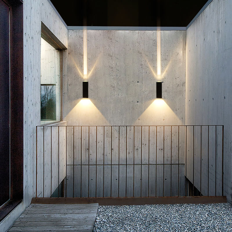 Vivolux | Moderne wasserdichte rechteckige LED-Wandleuchte für den Außenbereich