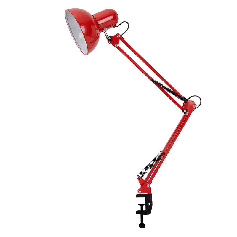 Vivolux | Moderne minimalistische ausziehbare Tischlampe mit langem Arm und Clip aus ABS mit 1 Licht für das Schlafzimmer