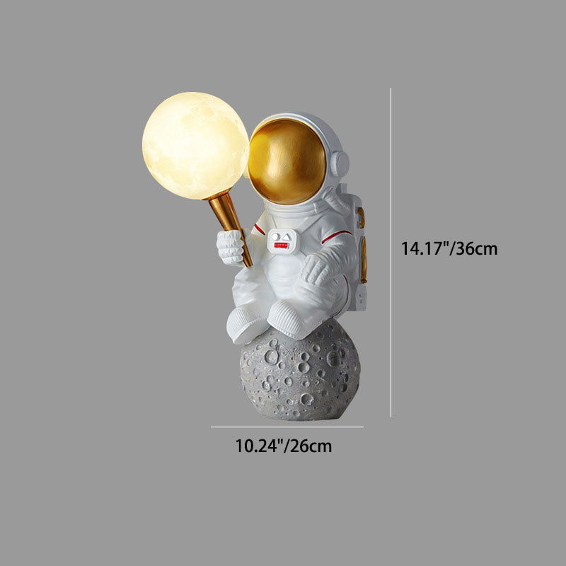 Vivolux | CosmoBuddy Astronaut Wandlampe | Kreatives Design | Resin & ABS | LED Schlafzimmerlicht