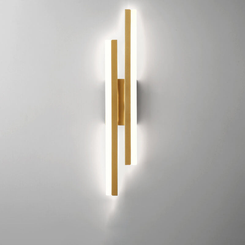 Vivolux | LuxLine Moderne LED Wandlampe | Minimalistisches Design | Eisen & Acryl | Dimmbares Licht