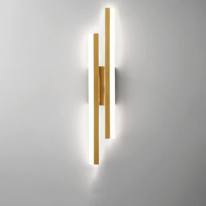 Vivolux | LuxLine Moderne LED Wandlampe | Minimalistisches Design | Eisen & Acryl | Dimmbares Licht