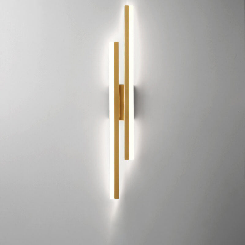 Vivolux | LuxLine Moderne LED Wandlampe | Minimalistisches Design | Eisen & Acryl | Dimmbares Licht