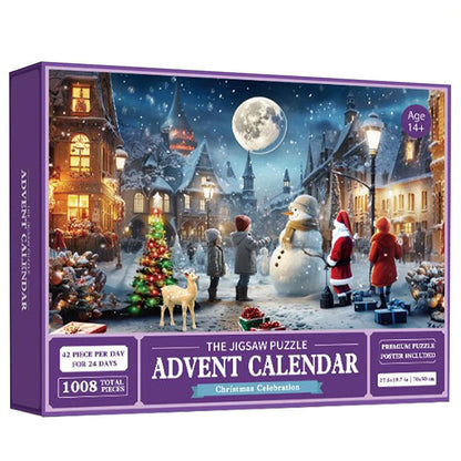 Vivolux | 1000PCS Weihnachten Puzzle Adventskalender - Weihnachtsgeschenk