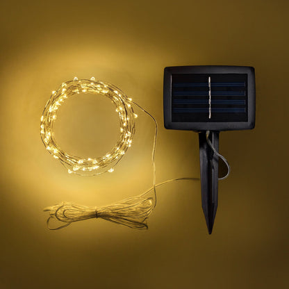 Vivolux | 100er LED Micro Solar Lichterkette warmweiß