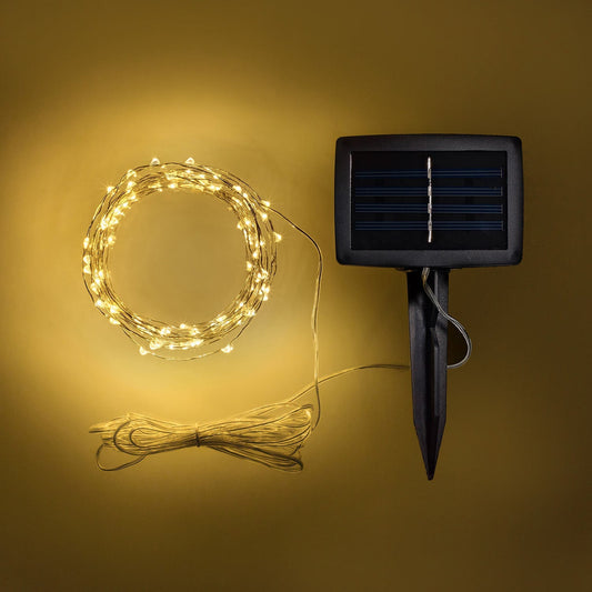 Vivolux | 100er LED Micro Solar Lichterkette warmweiß