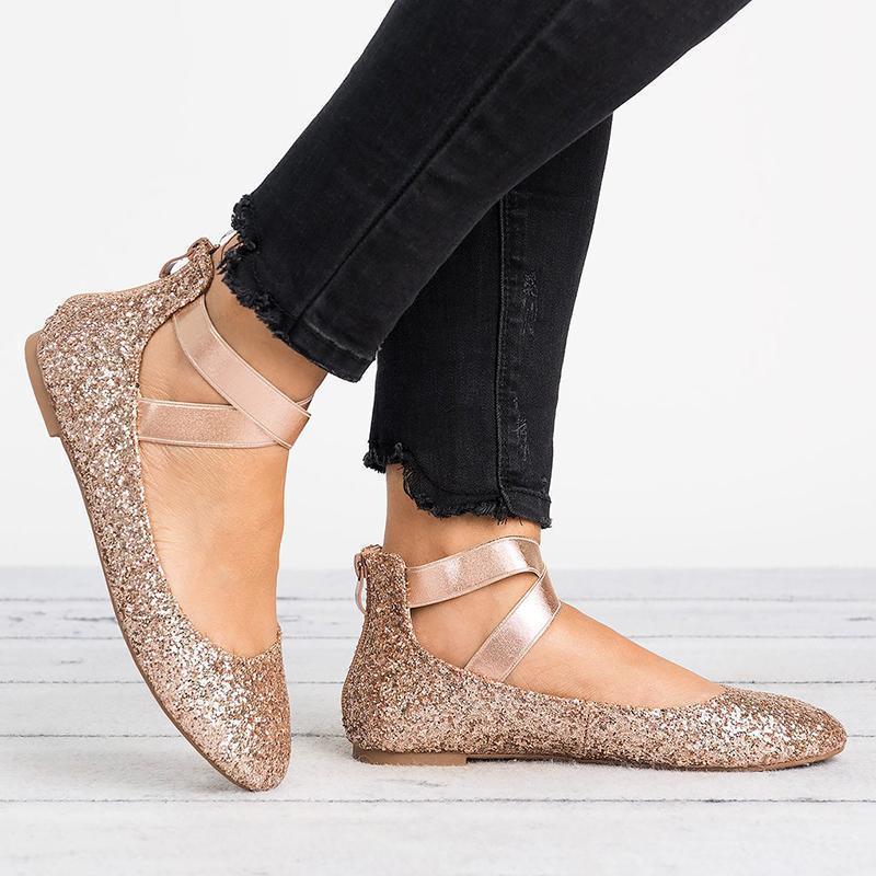 Vivolux | Frauen Pu Nubuck Flache Freizeit Ballerina Schuhe