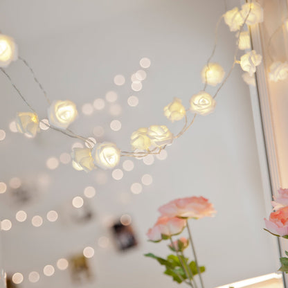 Vivolux | 30er LED Rosen Lichterkette  warmweiß