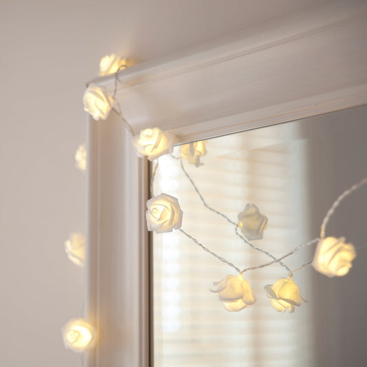 Vivolux | 30er LED Rosen Lichterkette  warmweiß
